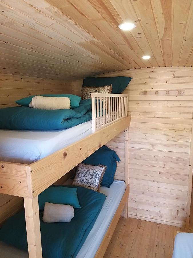 Roulottes Du Chalet Des Pins Rougeou Zewnętrze zdjęcie
