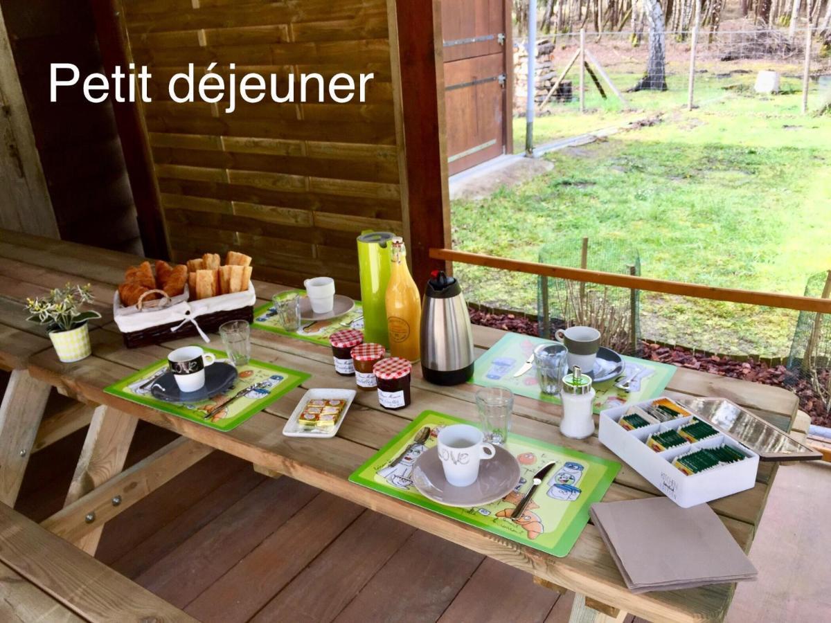 Roulottes Du Chalet Des Pins Rougeou Zewnętrze zdjęcie
