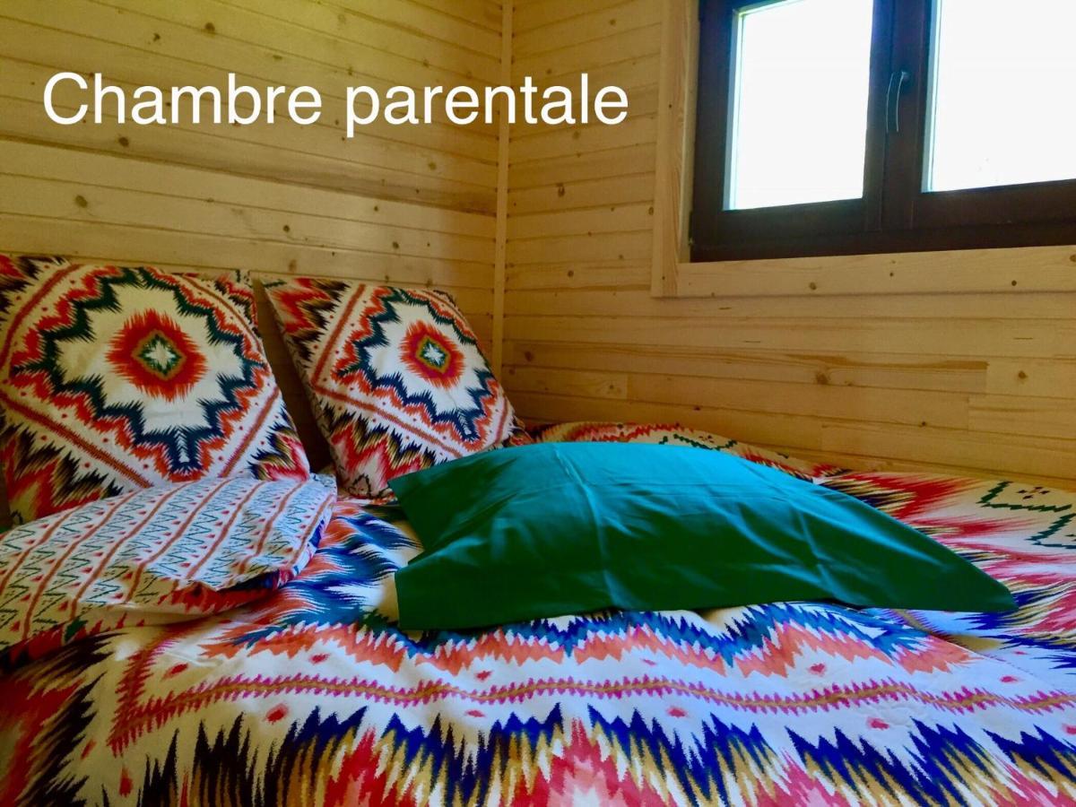 Roulottes Du Chalet Des Pins Rougeou Zewnętrze zdjęcie