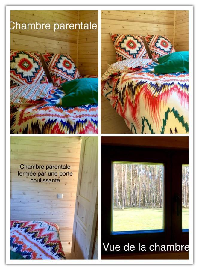 Roulottes Du Chalet Des Pins Rougeou Zewnętrze zdjęcie