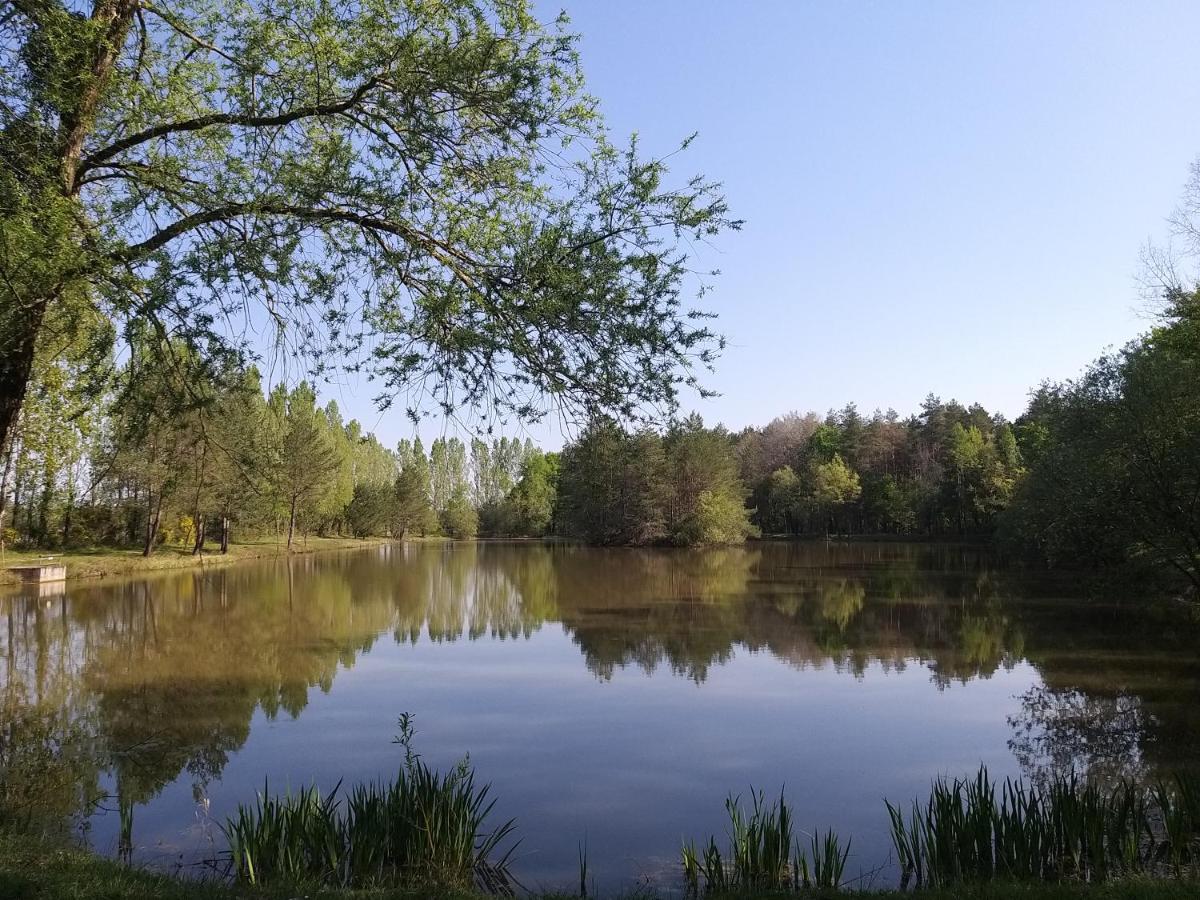 Roulottes Du Chalet Des Pins Rougeou Zewnętrze zdjęcie