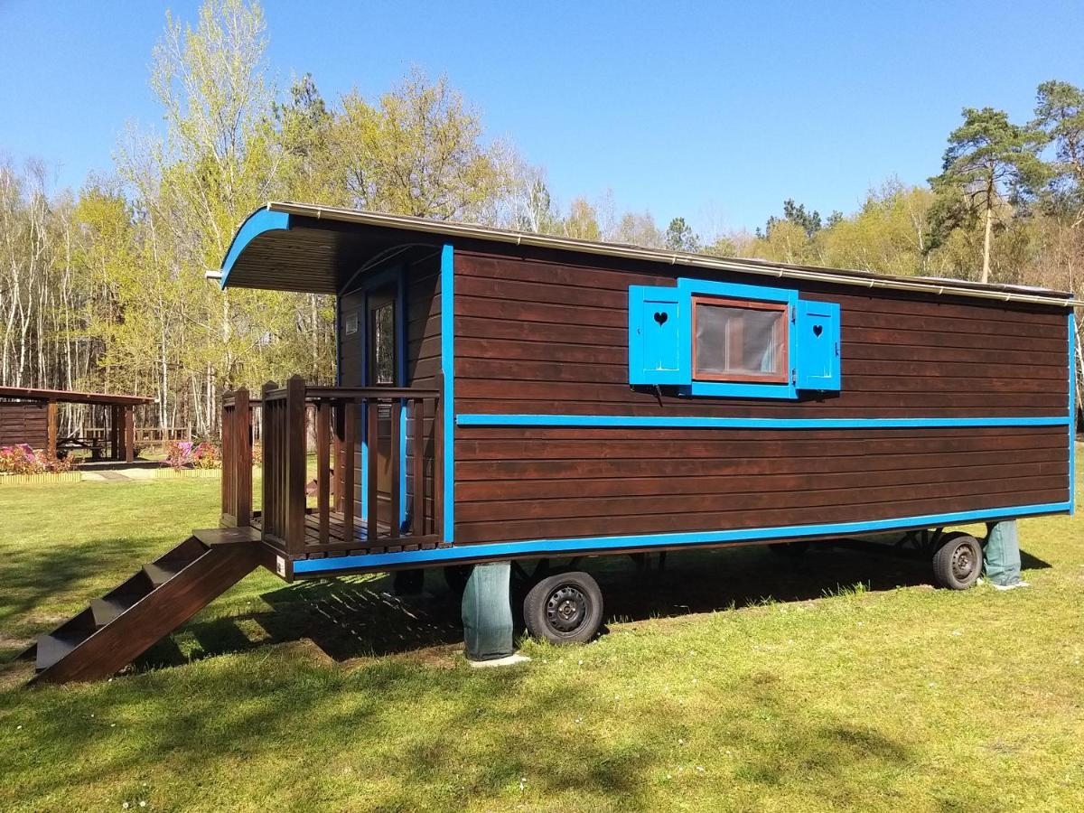 Roulottes Du Chalet Des Pins Rougeou Zewnętrze zdjęcie