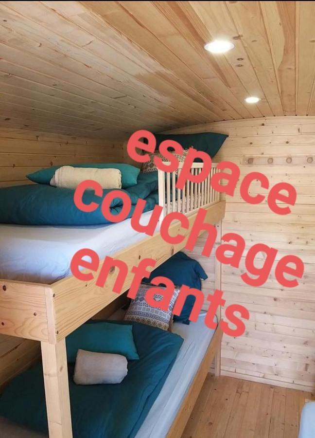 Roulottes Du Chalet Des Pins Rougeou Zewnętrze zdjęcie